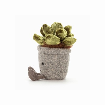 Jellycat Silly Succulent Jade USA | 62947OELD